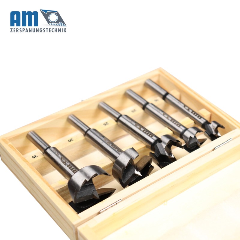 AM-Zerspanungstechnik Forstner Drill Bit Set Diameter 15-35 mm Professional Wood