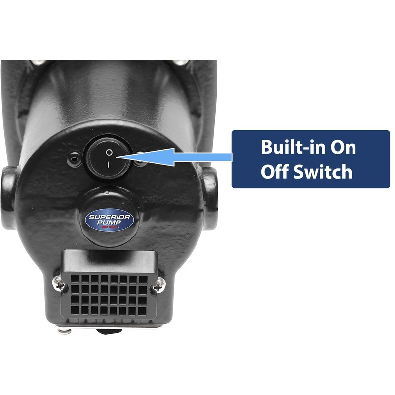 Superior Pump 90050 Transfer Pump , Black