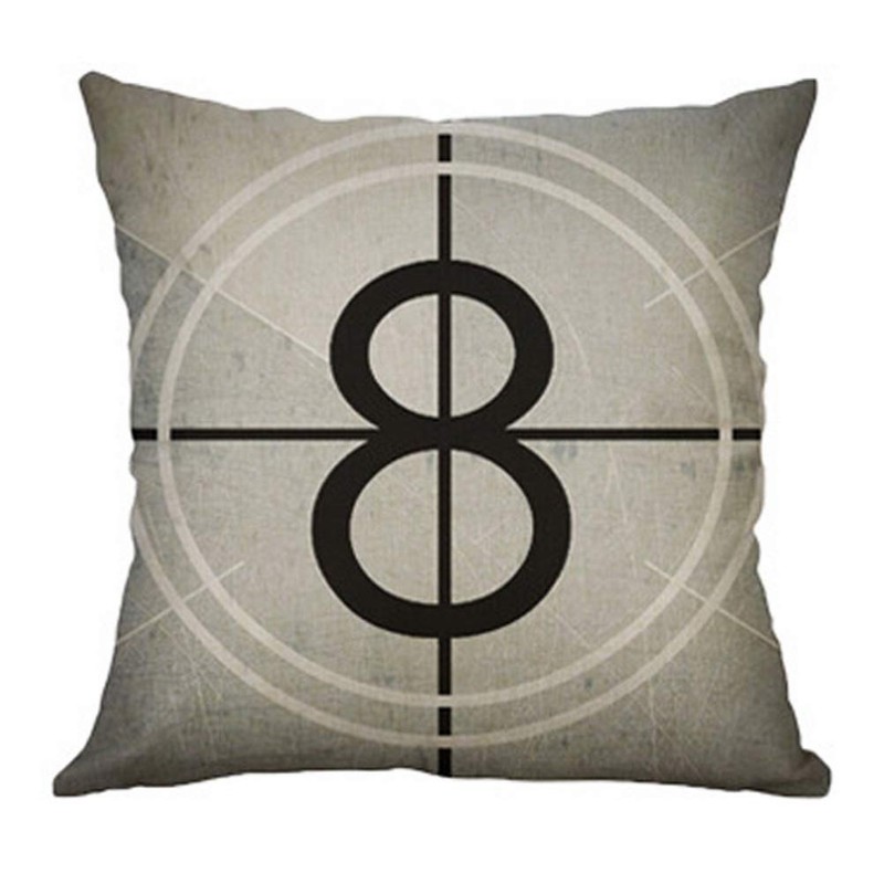 4 pcs Movie Pattern Pillow Cases, Sunshine Cushion Covers Throw