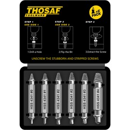 Gifts for Men,Damaged Screw Extractor Set-Valentines Day Gifts for Him Men Adults,Mens Gifts for Dad,Husband,Stripped Screws Nuts & Bolts Drill Bit Tools for Easy Removal of Rusty Broken Screw