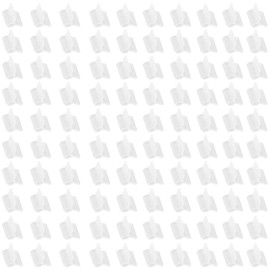 100 Pieces Plant Grafting Clips Plastic Grafting Clips Tomato Plant Supports Clamp Connects Vines Seeding Grafting Clips Orchid Clips Vegetables Vine Support Fixing Clips(Transparent, 3mm)