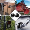20 Stück Hutmuttern M6 Schwarz Hutmutter Eichel Sechskant Hutmuttern Kohlenstoffstahl