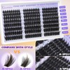 Kiromiro Lash Clusters with Spikes Cluster Eyelash Extensions 12-20mm Wispy