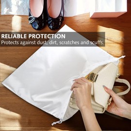 3 x Dust Bags for Handbags, Silk Cloth Dust Cover, Dustproof Drawstring Storage Bag, Soft Dust Bag for Protecting Handbags, Purses, Backpacks