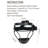 DUTYBOD Softball Face Mask Softball Helmet with face mask Softball