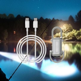 Perfeclan Keychain LED Flashlight Easy to Hang Portable Handheld Pocket Flashlight 1200LM Brightness for Emergency Home Cycling Fishing, Silver
