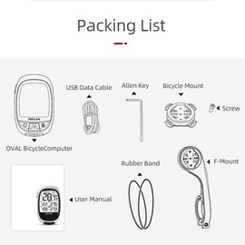 M2 Bike Global Position System Cycle Speedmeter Wireless BT Bicycle Speed Meter USB Rechargeable Waterproof Bike Speedometer Full Screen Backlight Cycle Accessory