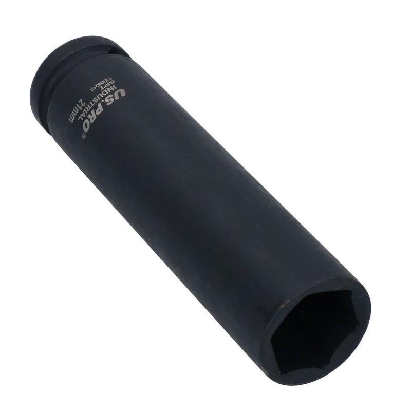 21mm Extra Deep Long Metric MM Impact Socket 1/2" Drive