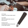 Coffee Portafilter Handle M10 Thread Black Rosewood Ergonomically Smoothly Wooden