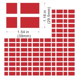 Womaha 30 Sheets Denmark Flag Temporary Tattoos for Kids Adults Fans Fake Face Tattoo Stickers