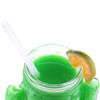 DAKOUFISH 14 inch Long Reusable Clear Plastic Replacement Drinking Straws