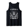 Funny Crystals Gothic Punk Style Honey Bee Moon Phases Tank