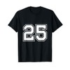 Number 25 T-Shirt