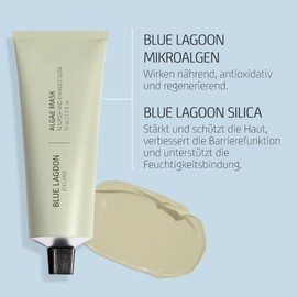 Blue Lagoon Skin Science - Mascarilla facial nutritiva de algas para aumentar el colágeno, brillo mejorado de elevación sin edad, mascarilla hidratant