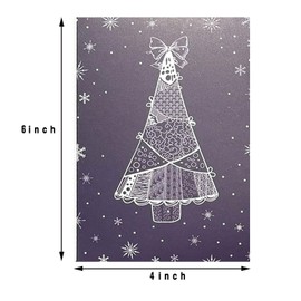 Sutjxc 6 Santa Christmas Cards With Envelopes Blank Holiday Cards Bulk With Envelopes - Christmas Cards For Kids Holiday Cards With Envelopes, Happy Holidays Cards With Envelopes Bulk Xmas Cards