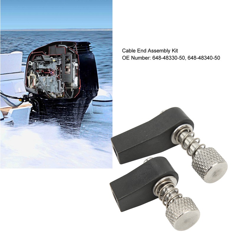 Cable End Assembly Kit 648‑48330‑50 Stainless Steel Outboard Engine Parts