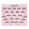 Wig Extension Holder Board Acrylic 22 Stainless Steel Clips Hair