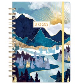 2025 Diary - Diary 2025 from January 2025 to December 2025, Diary 2025 Week to View, A5 Diary, 21.5 x15.5 x1.5 cm, blue