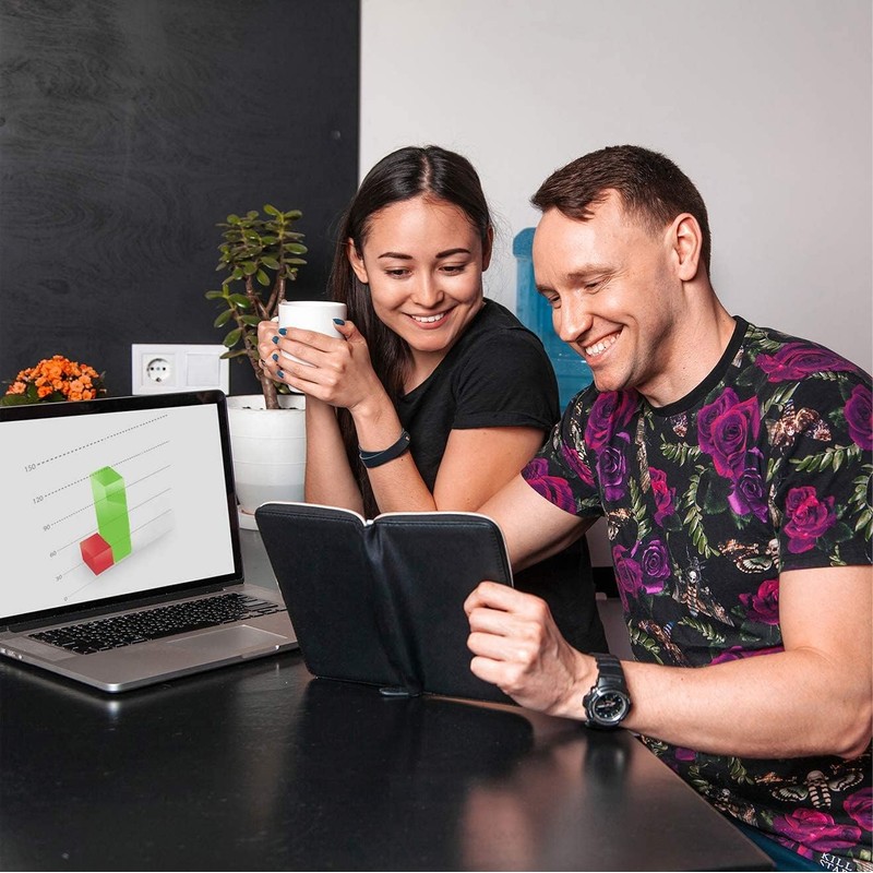 All-in-One Wallet with 12 Tabbed Envelopes, Monthly Budget Cards and