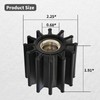 Vanshly,Sea Water Pump Threaded Impeller Repair Kit Replaces Volvo Penta