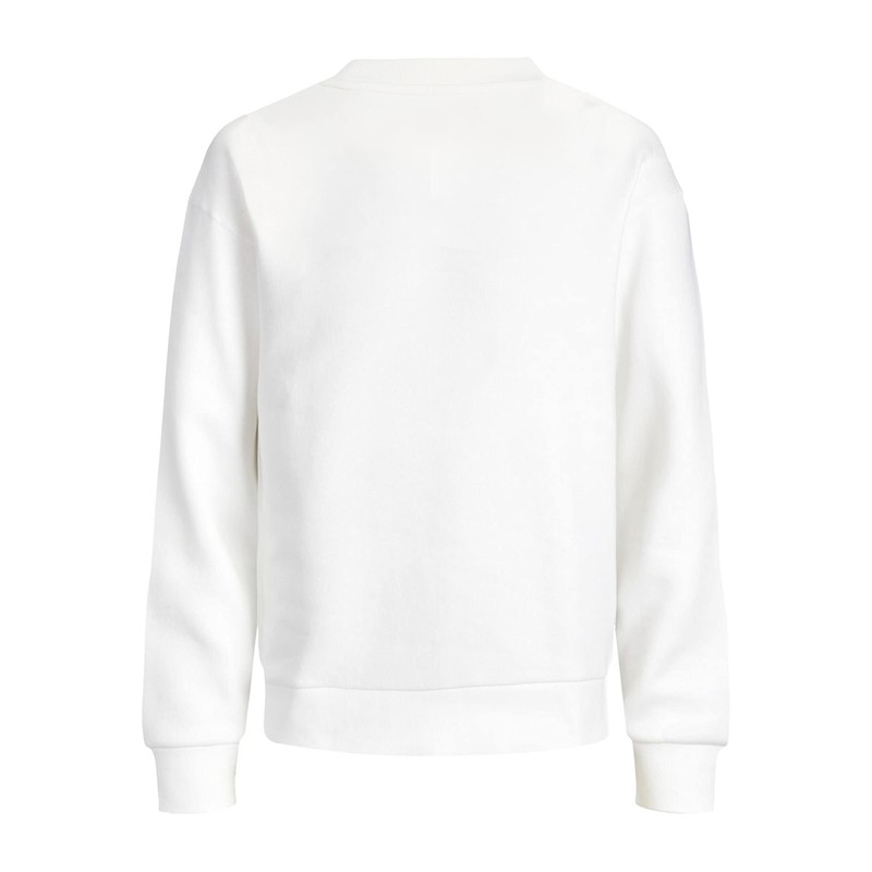 JACK & JONES Male Sweatshirt Classic, White (White/Reg Fit)