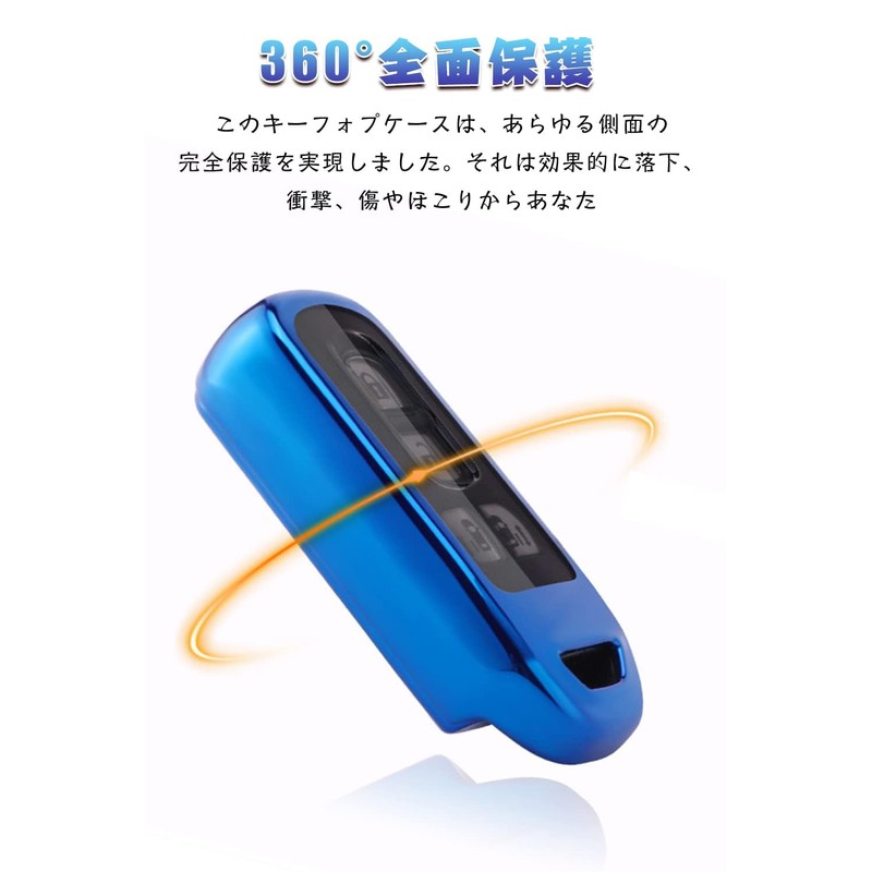 [LETINGFAR] キーケース ホンダ用 スマートキーケース キーカバー キーホルダー 高級 TPU 2/3/4ボタン ホンダ