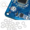 Gasea 520pcs Nylon Washer Plastic Round Flat Spacers Washer Gasket