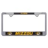 AMG Missouri Mizzou Tigers Alumni Chrome Metal License Plate Frame