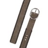 Lucky Brand Women's Leather Bold Fashion Statement Belts, Suede Laced-Olive,