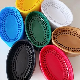 Mini Food Photography Basket for Fruits & Fries DD-12704 Brown 6ea