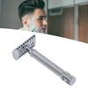 Double Edge Safety Trimmer Washable Zinc Alloy Manual Clipper Handle
