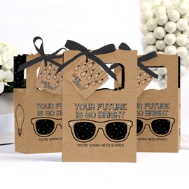Big Dot of Happiness Bright Future - Graduation Party Favor Boxes - Set of 12