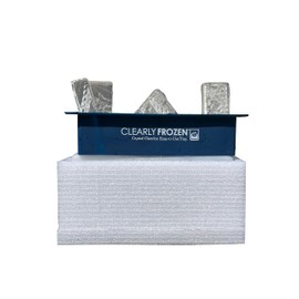 ClearlyFrozen High Capacity (Six 1.3” x 1.3” x 5” Ice Spears) Home Clear Ice Tray/Ice Maker With Multi-Size Mold Design Expandable to Six 1.3” x 2” x 5” Ice Slabs.