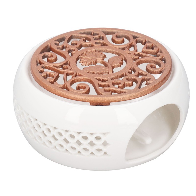 Ceramic Teapot Warmer Hollowed Pad Concave Bottom Practical Multifunction Teapot