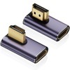 HDMI Right Connector HDMI L Adapter 2 Pcs L Shape
