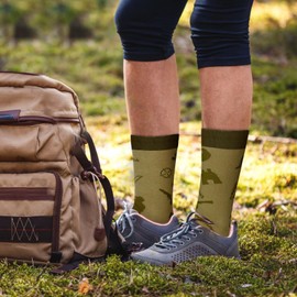 Nucinzua Fathers Day Dad Gifts for Husband,Hunting Gifts for Men,I'd Rather Be Hunting Socks,Funny Socks for Mens Birthday Gift Ideas,Fathers Day Men Gift for Grandpa Husband Hunters