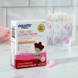 Equate Tabletas Masticables Aliviar Alergia En Niños 20 Pzas