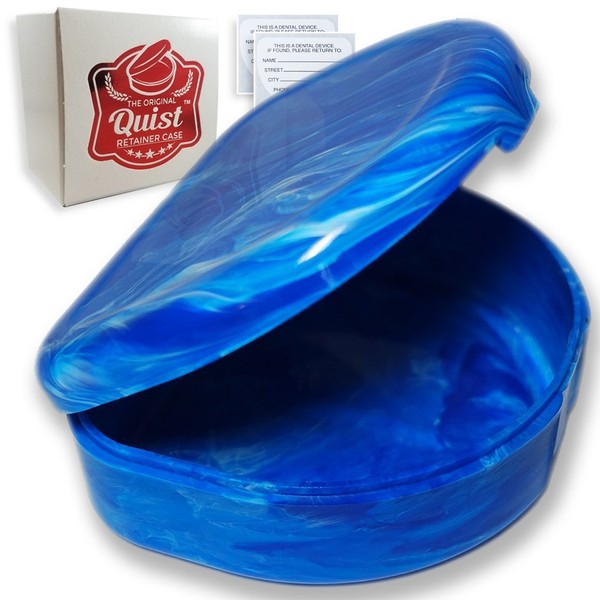 QUIST (TM) Orthodontic Retainer Case (Blue)