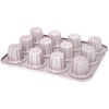 Non-stick Canele Molds Baking Pans for Cupcakes, 12 Cavities Cannelés