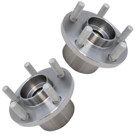 TRQ Front Wheel Hub Bearings Assembly Set Compatible with 2008-2015 Land Rover LR2