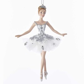Kurt Adler Snow Queen Ballerina Ornament