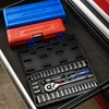 EPAuto 40 Pieces 1/4-Inch & 3/8-Inch Drive Socket Set with