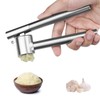 deegbbyi Garlic Press, Garlic Press, Stainless Steel Garlic Press with