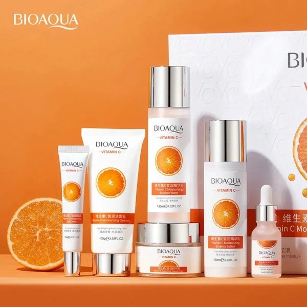 Kit Vitamina C Bioaqua con Ácido Hialurónico | Elimina Manchas