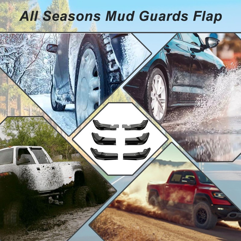 Mud Flap Delete Compatible for 2019-2025 GMC Sierra 1500 Front