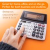 BAZIC 12-Digit Dual Power Desktop Calculator with Adjustable Display (3012)