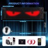 2PCS Devil Eyes Light for Cars，Led Eyes for Car Windshield，Programmable