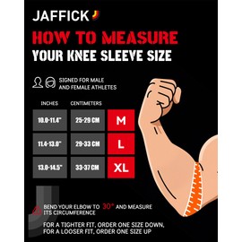 Jaffick Weightlifting Elbow Brace - Elbow Sleeve with Dual Adjustable Compression Straps for Bench Press, Powerlifting, Pressing, Men & Women (1 Pair) (Black, M)