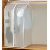 QH7 Garment Clothes Dustproof Clothes Rail Cover, Transparent Clothes Garment
