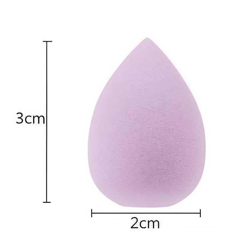 6PCS Mini Makeup Sponge, Black Small Beauty Sponge Blender Set